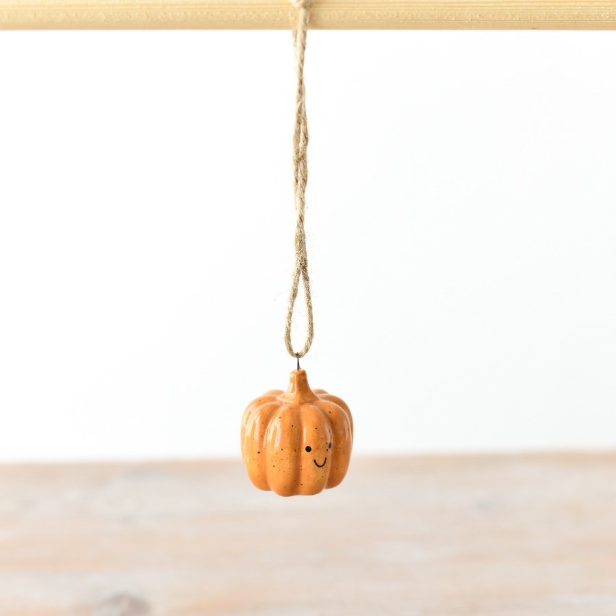 Smiley Pumpkin Hanger