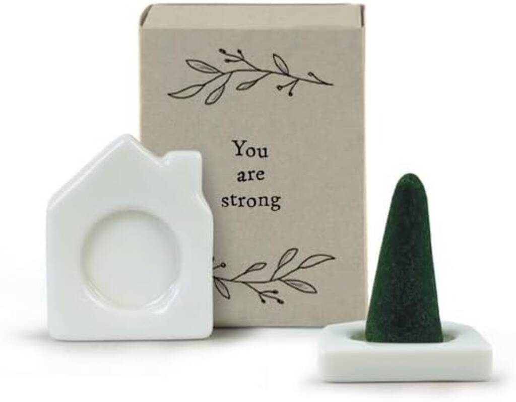 East of India Matchbox Incense Cone Set - You are Strong