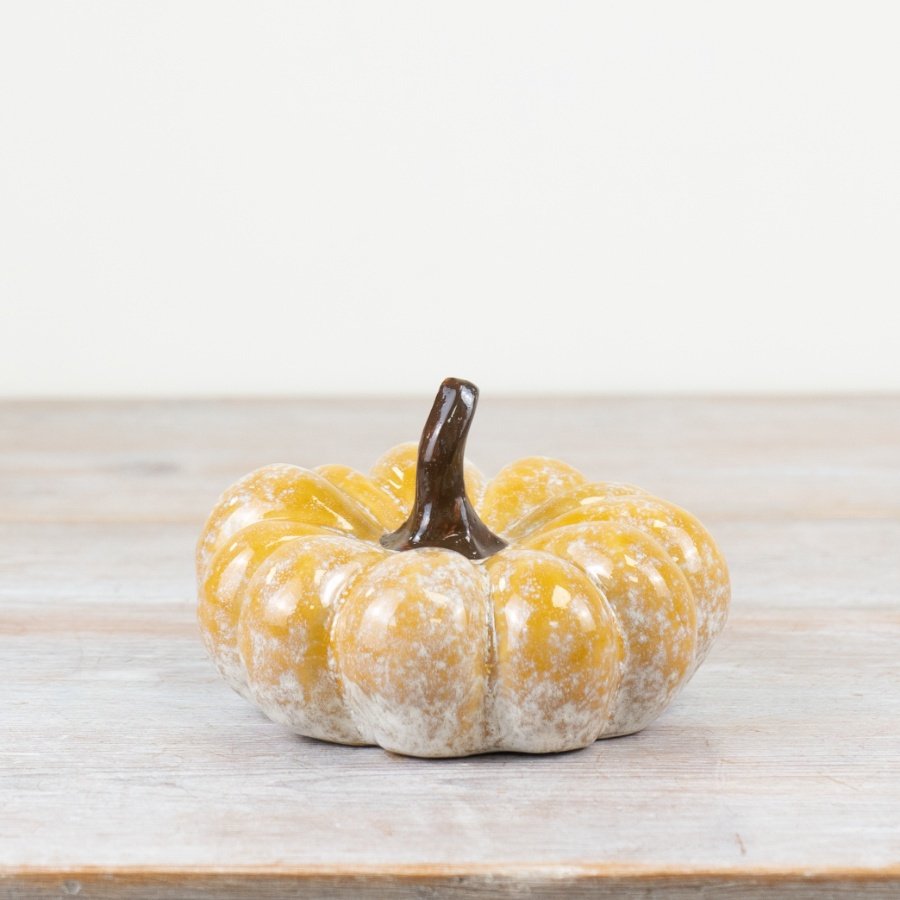 Orange Pumpkin Ornament 14cm