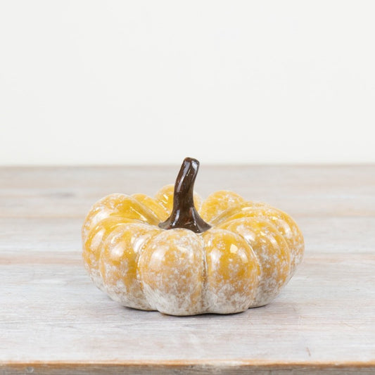 Orange Pumpkin Ornament 14cm