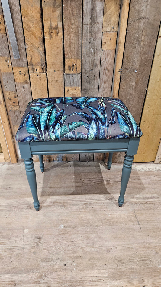 Botanical Upholstered Stool