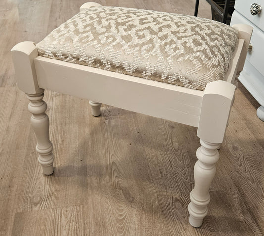 Hand Painted Dressing Table Stool