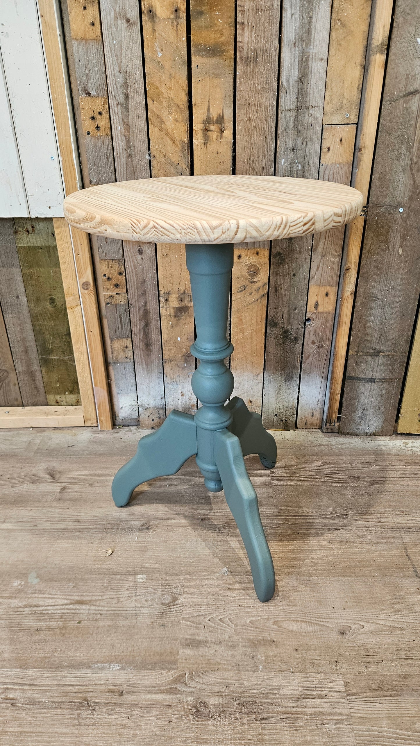 Steaming Green Side Table