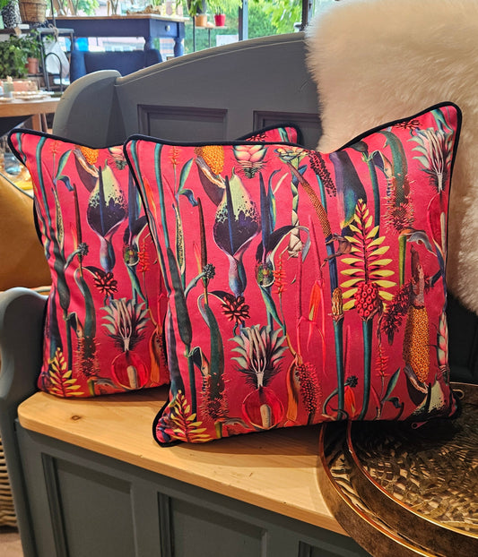 Tropical Bloom Statement Scatter Cushion