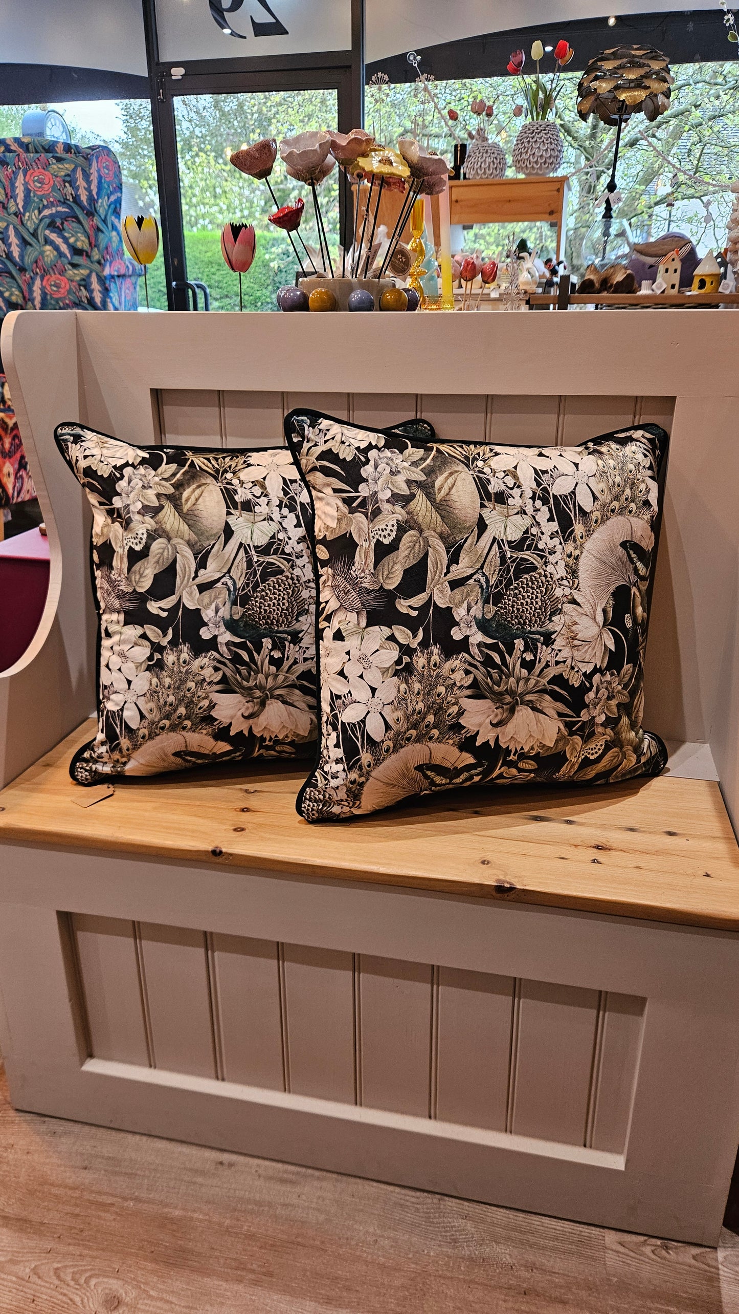 Peacock Scatter Cushion