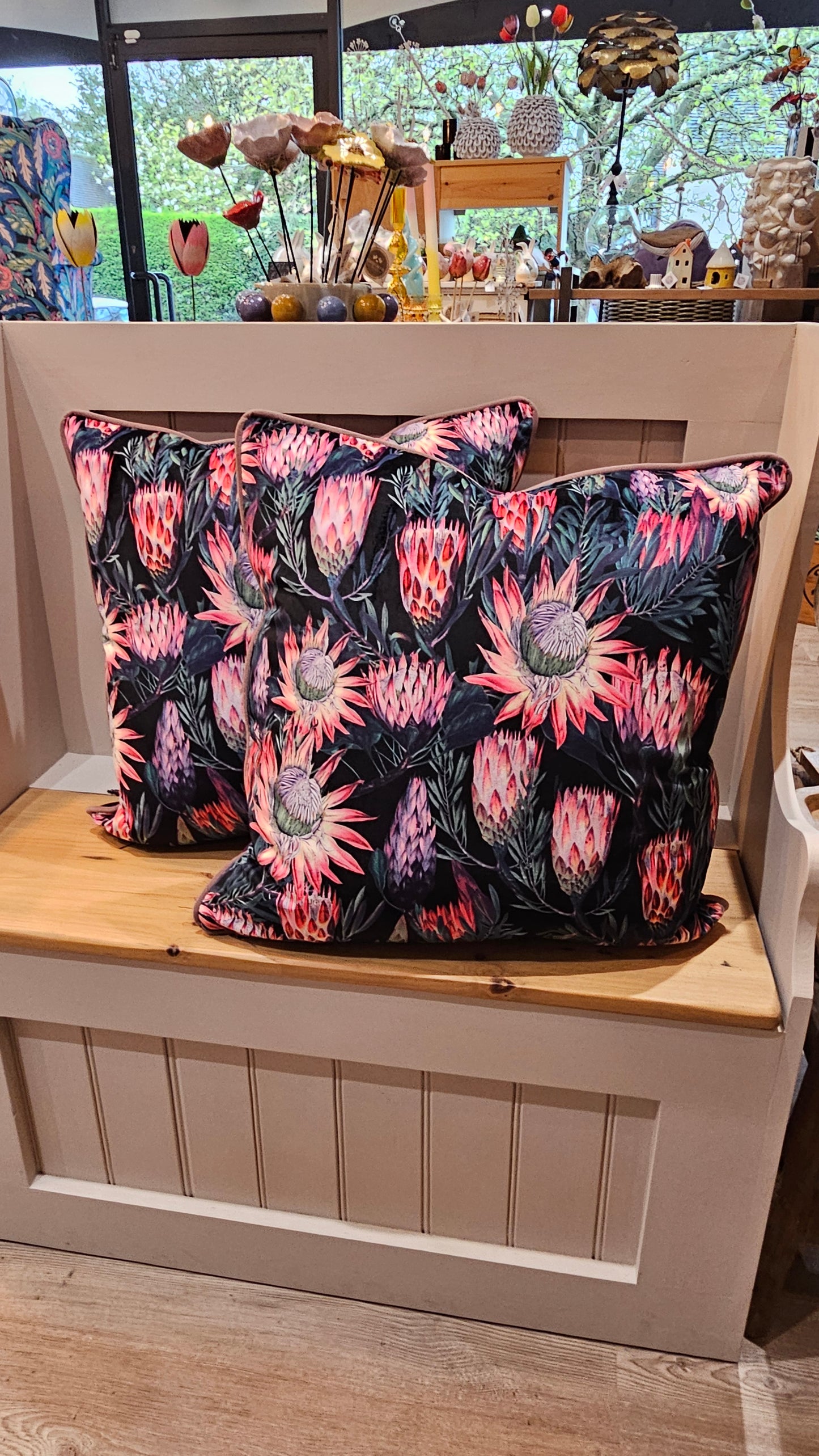 Exotic Pink Scatter Cushion