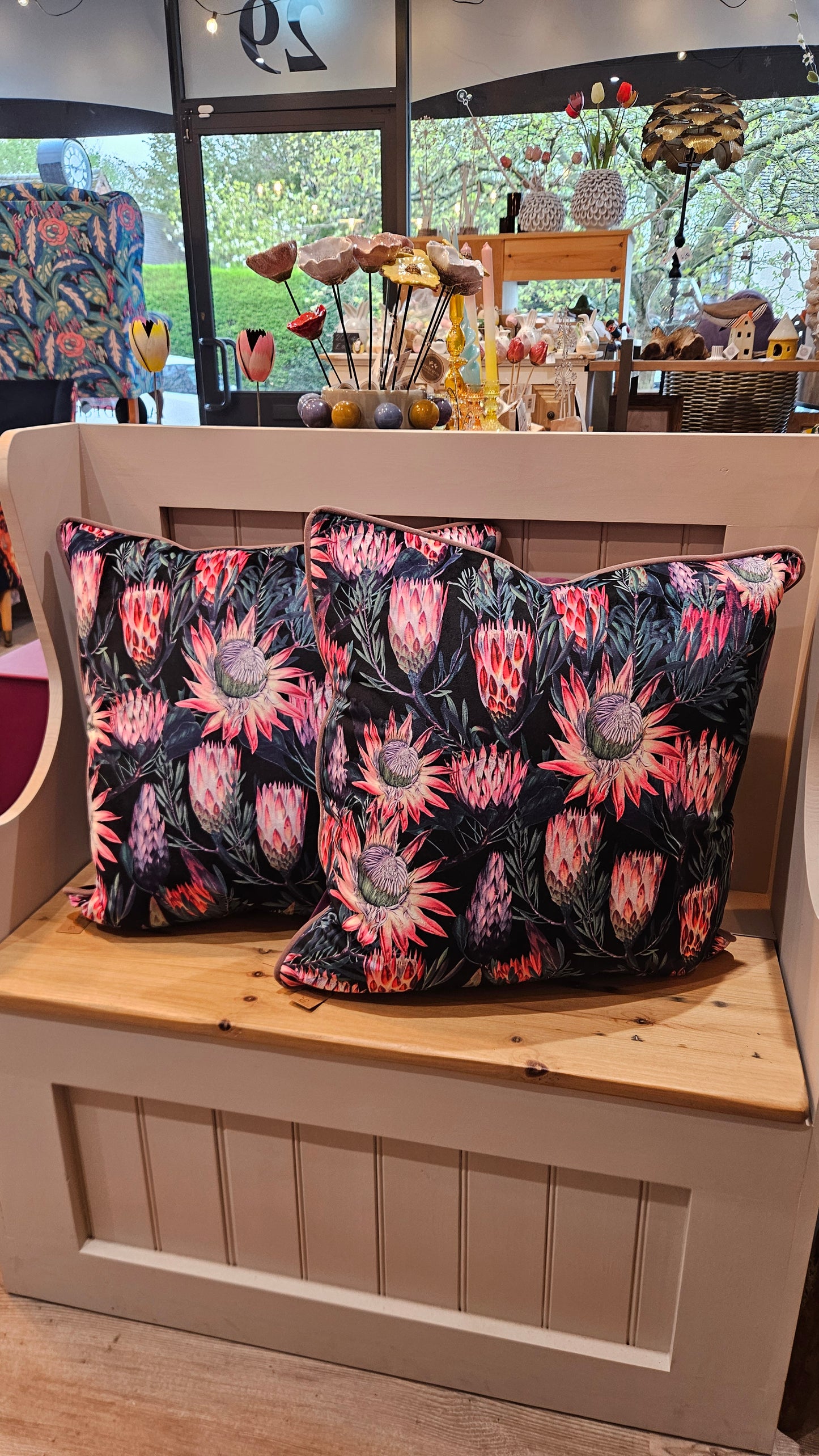 Exotic Pink Scatter Cushion