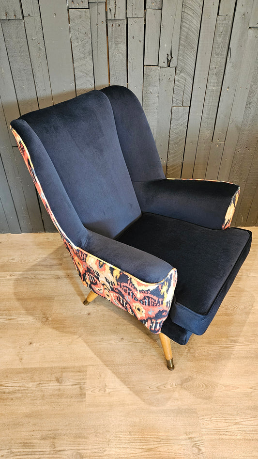 Linwood mid century wing chair