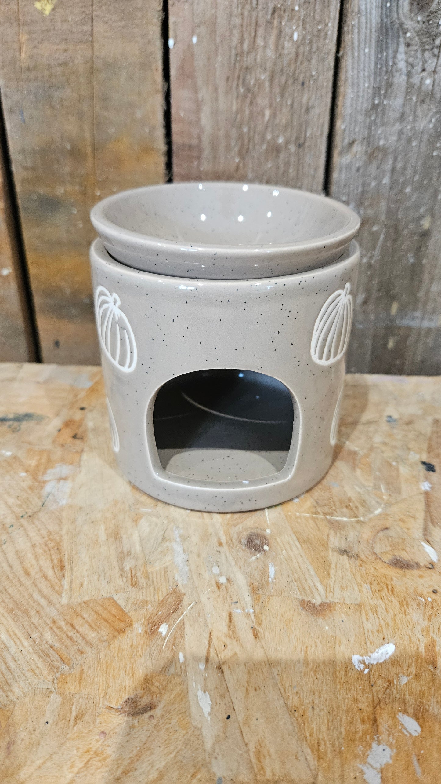 Neutral Pumpkin Ceramic Wax Melter