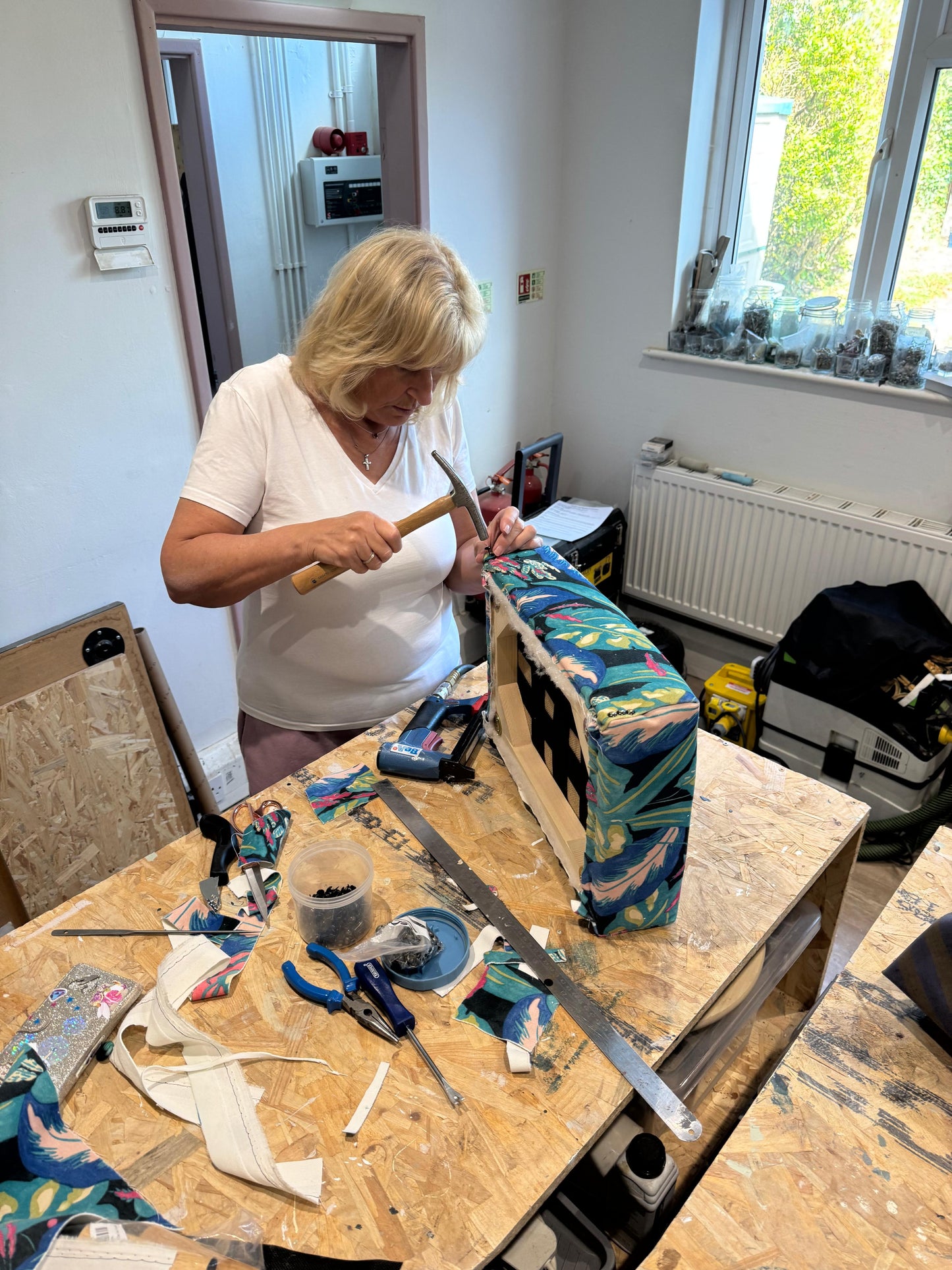 Make your own Footstool Upholstery Workshop 27th June