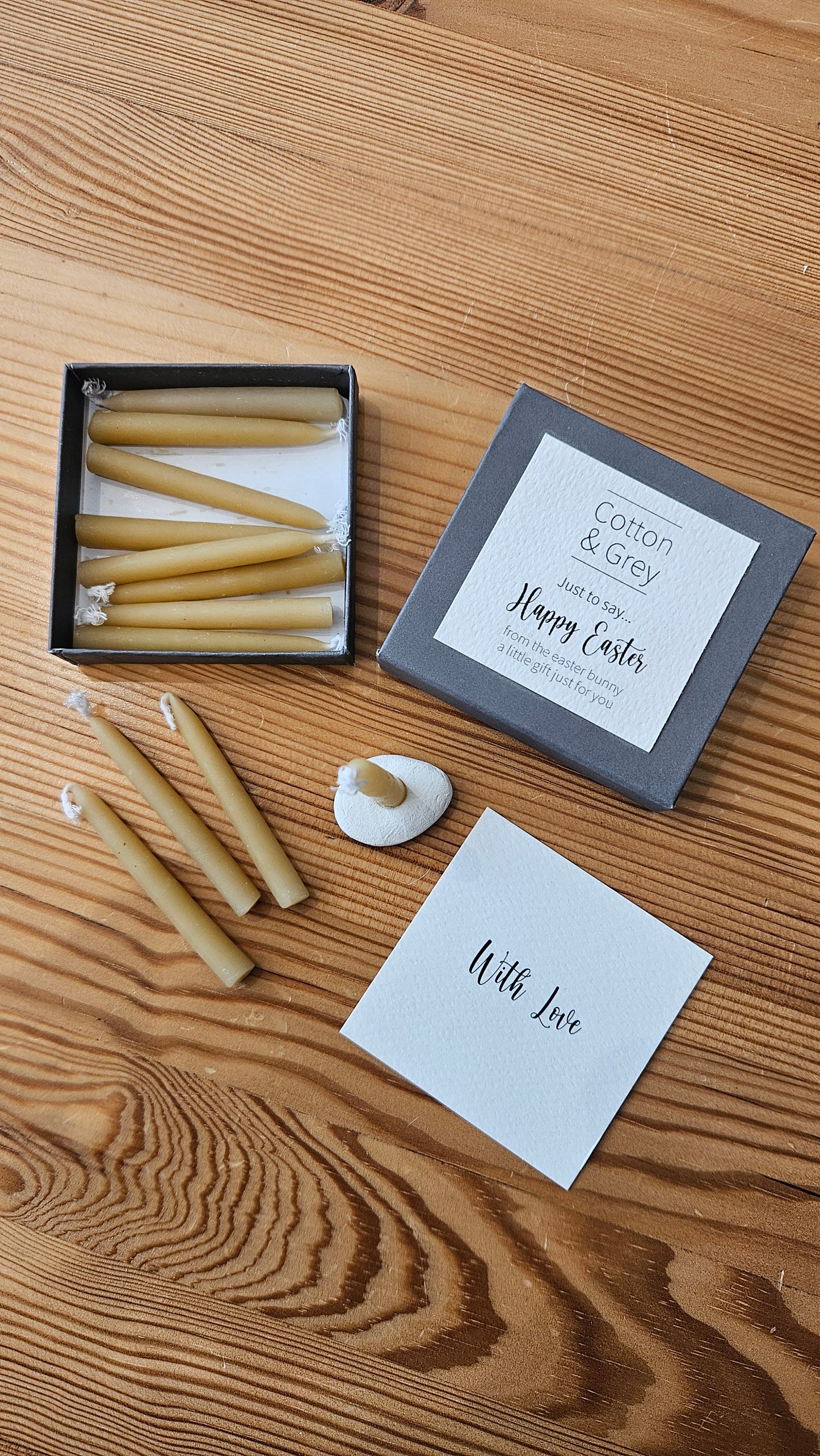 Just to say… Happy Easter candle gift set