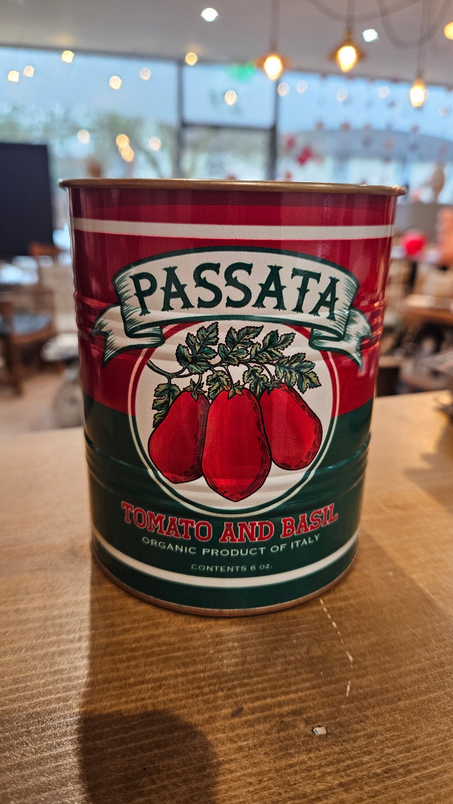 Retro "Artichoke, Olives, Passata" Storage Tins