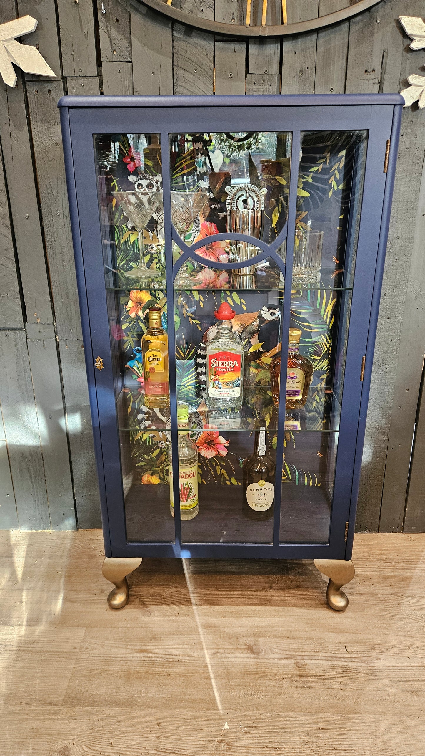 Glass Drinks Cabinet