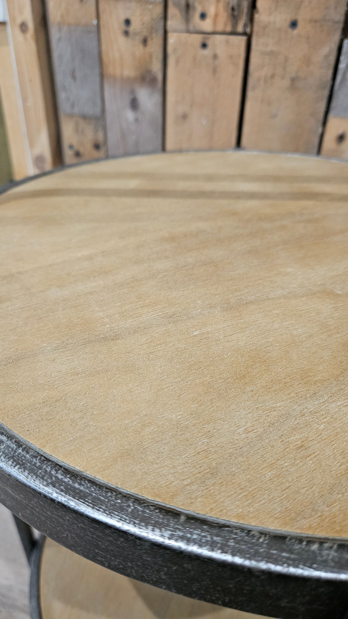 Rustic Two-Tier Drinks & Side Table