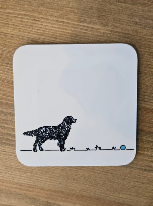 Golden Retriever 'Go fetch...' Coaster