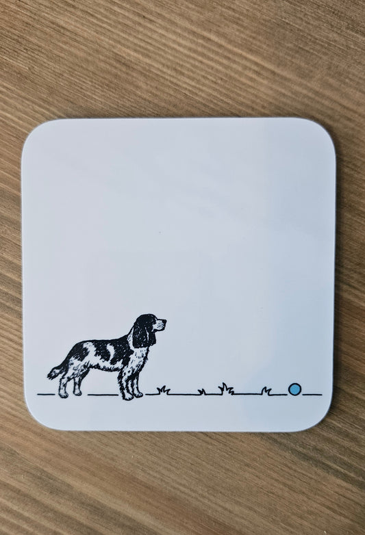 Springer Spaniel 'Go fetch...' Coaster