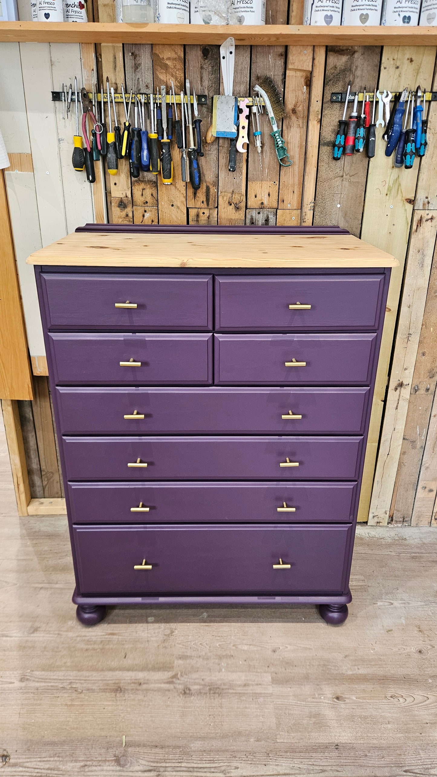 Boujee Chest of 8 Drawers