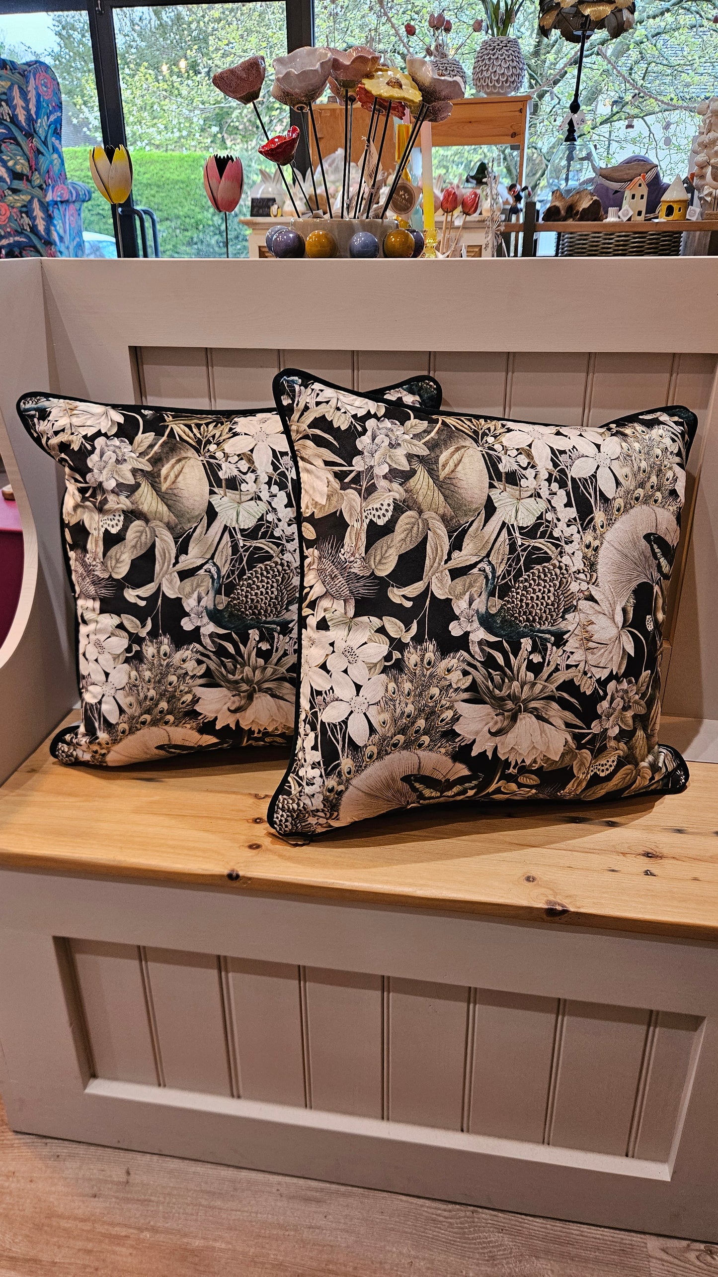 Peacock Scatter Cushion
