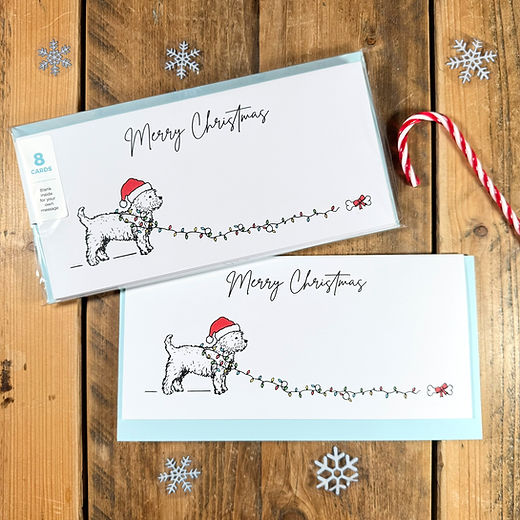 Westie Christmas Cards - Pack of 8