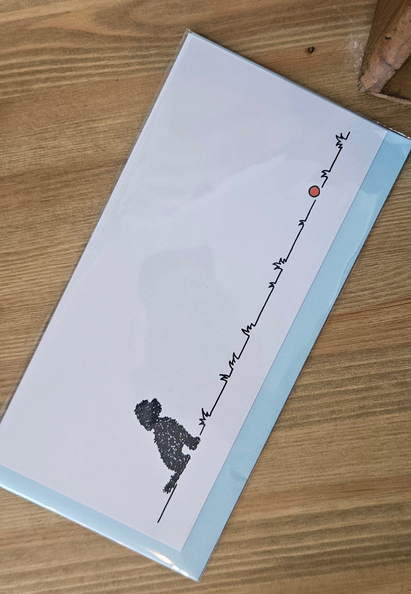 Cockapoo 'Go Fetch...' greeting card
