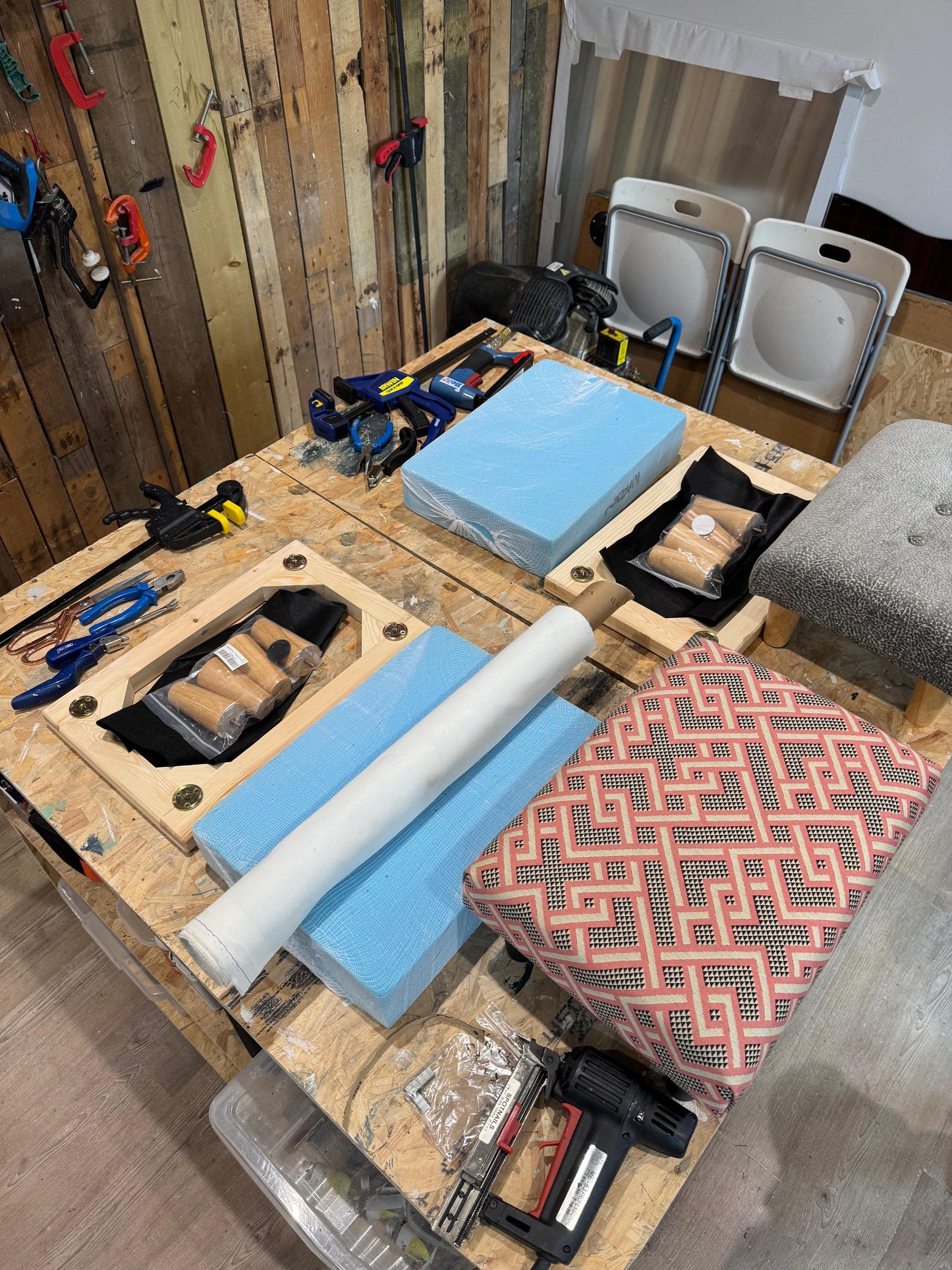 Make your own Footstool Upholstery Workshop 27th June