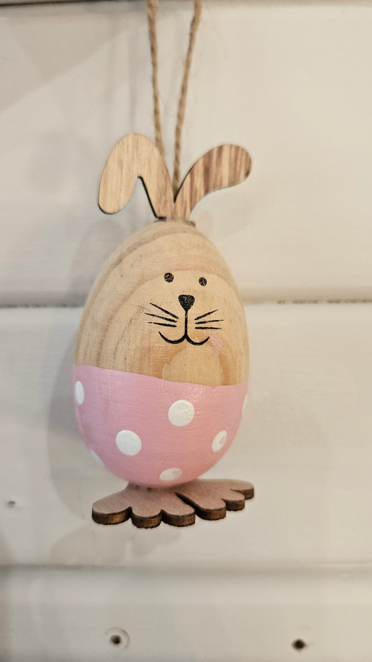 Pink Hanging Rabbit Decoration