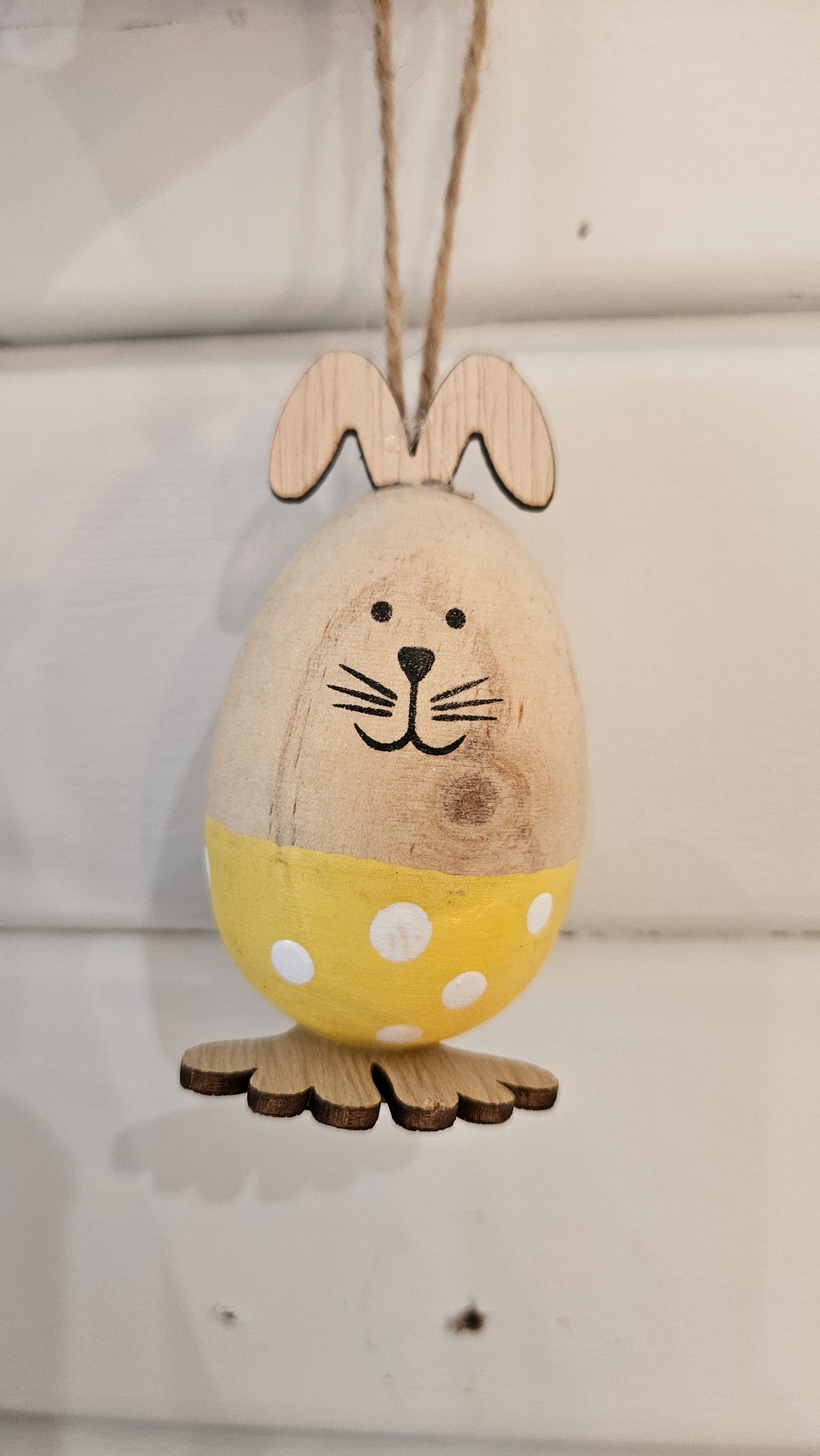 Yellow Hanging Rabbit Decoration