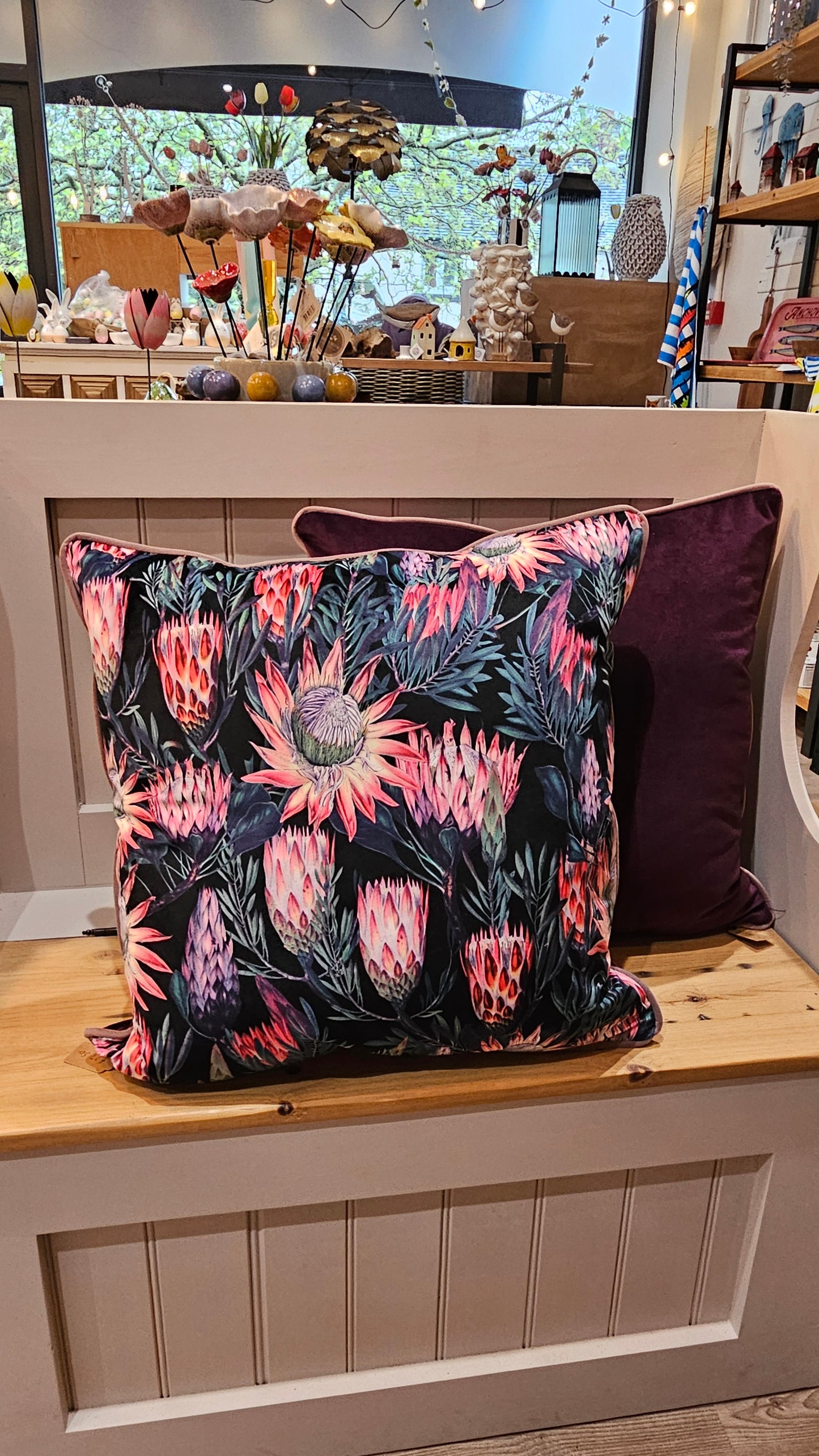 Exotic Pink Scatter Cushion