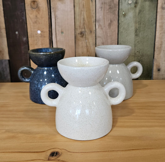 Handled Ceramic Oil Burner | Wax Melter