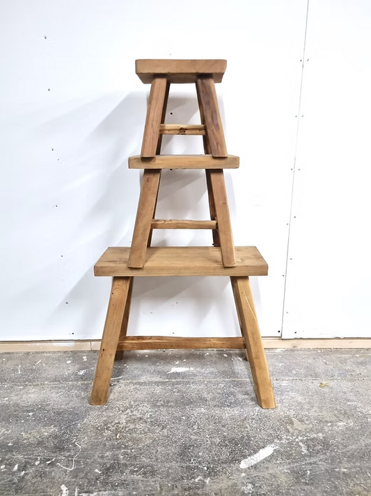 Reclaimed Teak Rectangular Stools