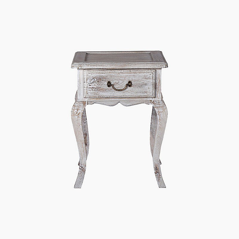 Zeke Grey Wooden Side Table