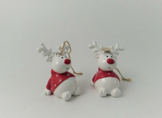 Sitting Reindeer Decoration