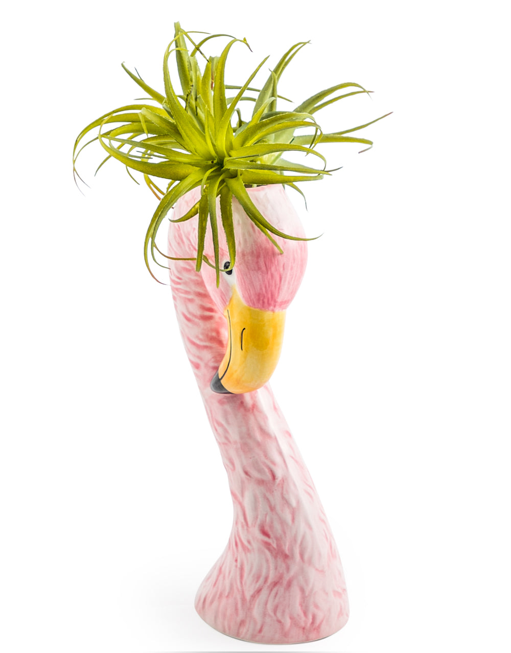 Pink Flamingo Head Vase Small
