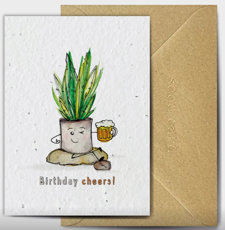 Birthday Cheers - Plantable Seed Card