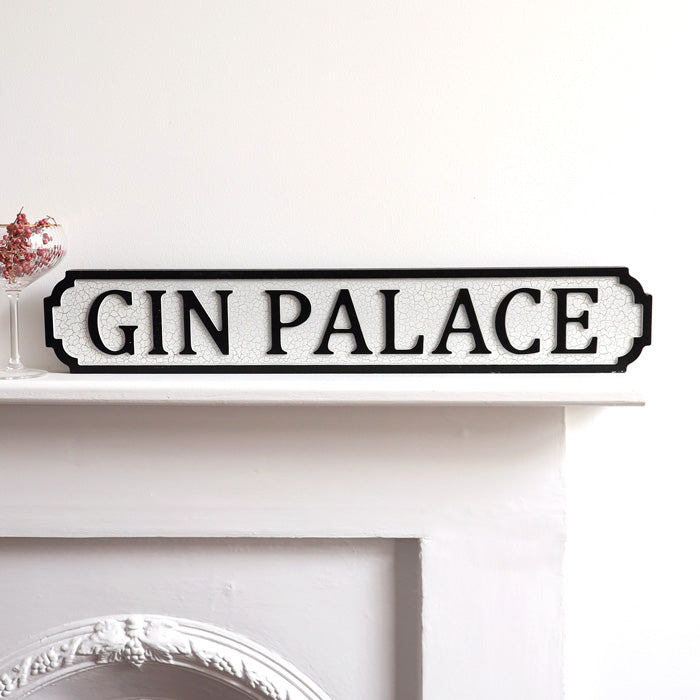 "Gin Palace" Road Sign